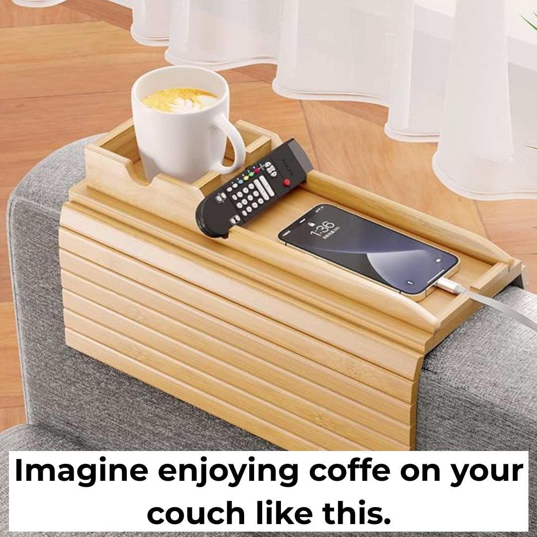 BambuRest -Cup Holder Tray