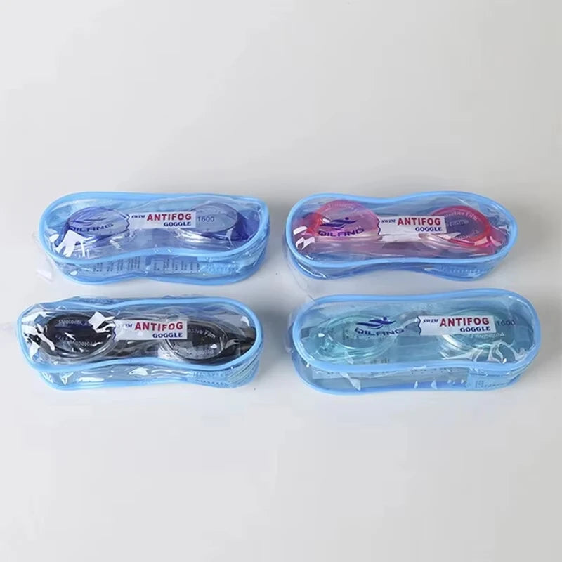 Silicone Goggle Women HD Men's Waterproof and Anti-fog Diving Equipment Small Frame Adult Swimming Glasses for Childre