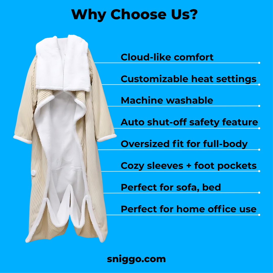 Wearable Heated Blanket