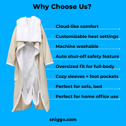 Wearable Heated Blanket