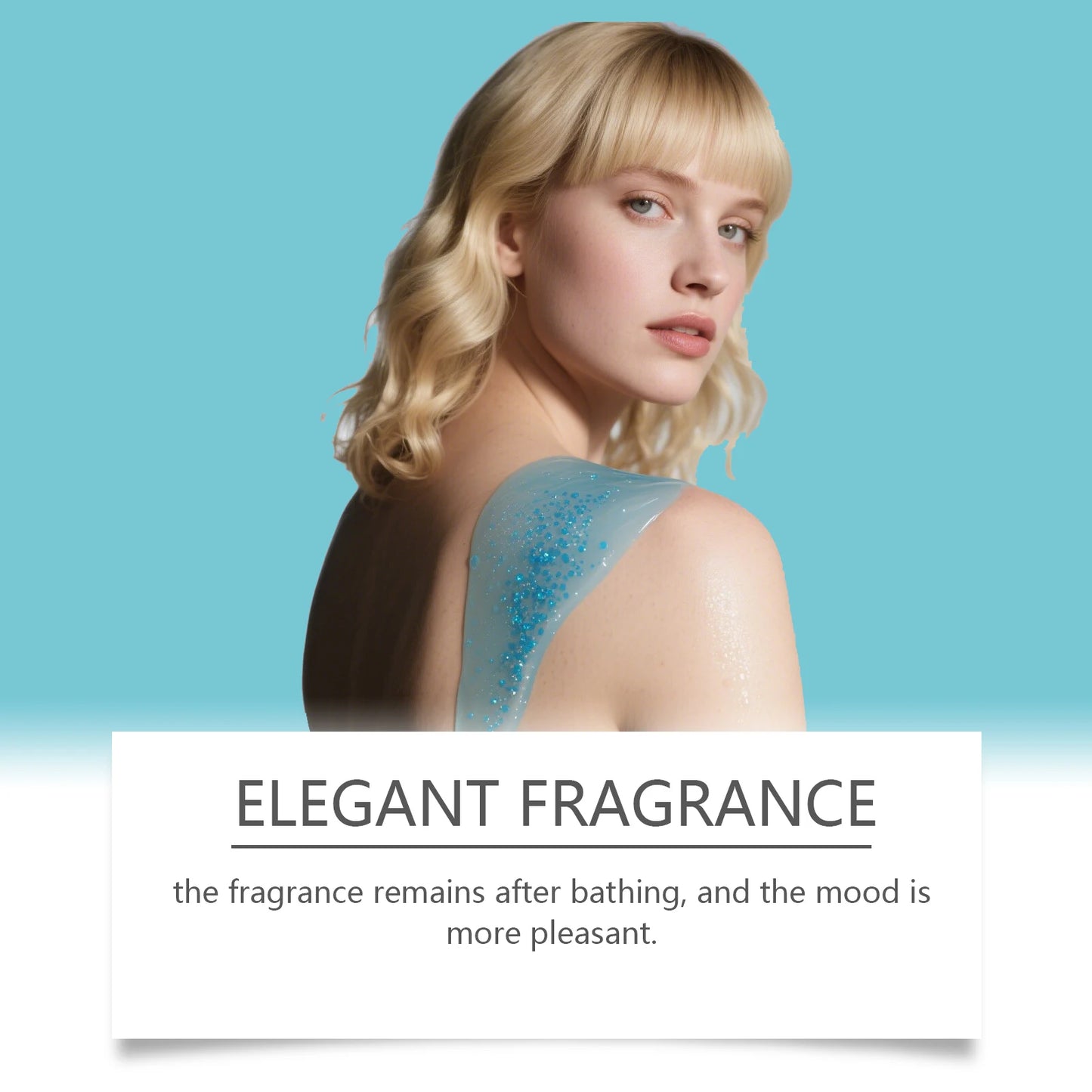 OceAura Salicylic Acid Keratin Shower Gel Warm and Cleansing Body Skin Keratin Care Refreshing Shower Gel 100ml