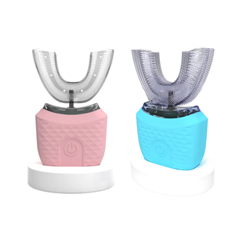 Hot Selling Portable Oral Care U-Shaped Electric Toothbrush 360 Degree U-Shaped Automatic Electric Toothbrush