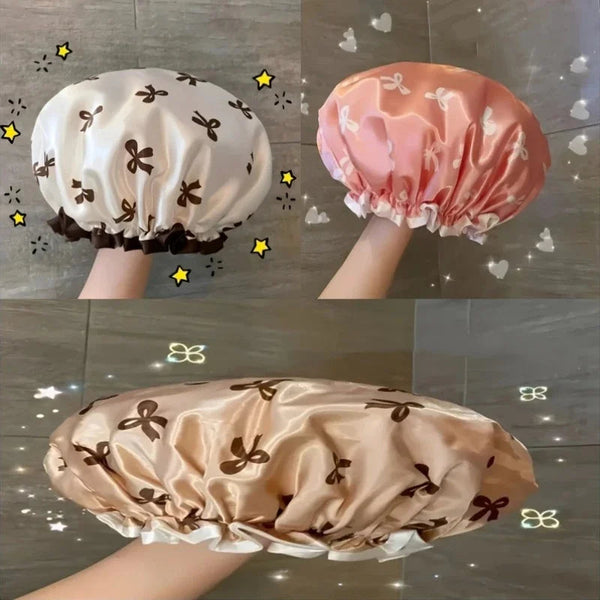 Stylish Waterproof Shower Cap